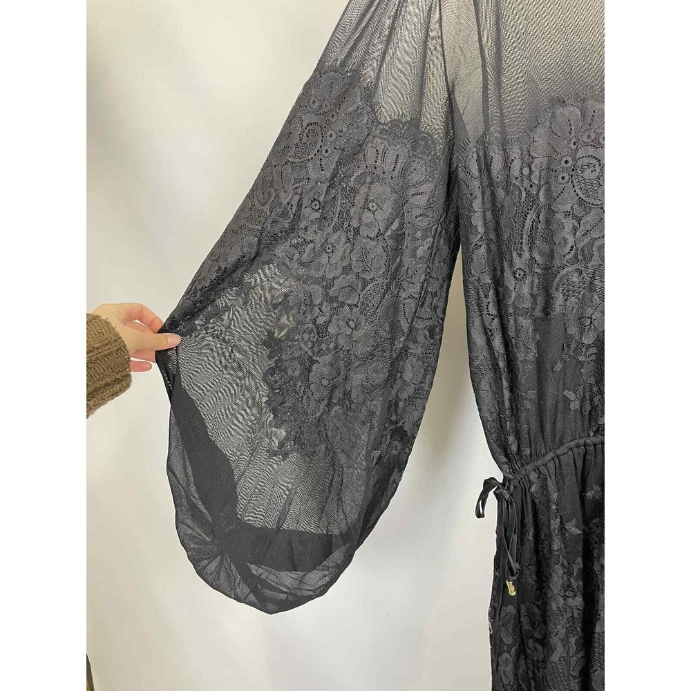 NWT We Are HAH Royal HAHness Black Lace Maxi Dress Womens XS/S‎ MSRP $368 - Picture 8 of 16